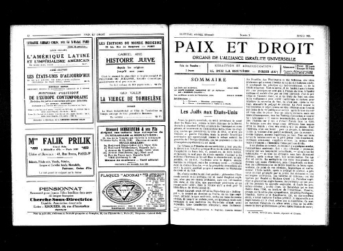 Paix et Droit.  (01/03/1928)